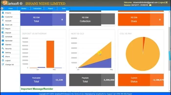 Nidhi Software dashboard